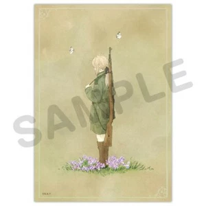 Violet Evergarden Official Canvas ART Chronicle Type C Wood Frame Animation Work - Picture 1 of 2