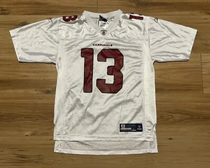 Vintage Reebok Arizona Cardinals Kurt Warner Jersey Youth Large (14-15) White - Picture 1 of 7