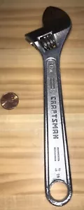 VTG Craftsman 8" Adjustable Wrench Crescent Wrench USA FORGED FREE S&H - Picture 1 of 10