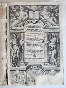1659 FIGURES OF THE BIBLE in DUTCH antique ILLUSTRATED w/ 233 ENGRAVINGS vellum - Picture 1 of 24