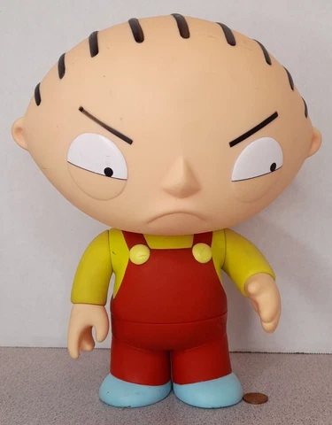 Vintage Mezco Family Guy Deluxe 11" Talking Stewie Action Figure (Works) Cover