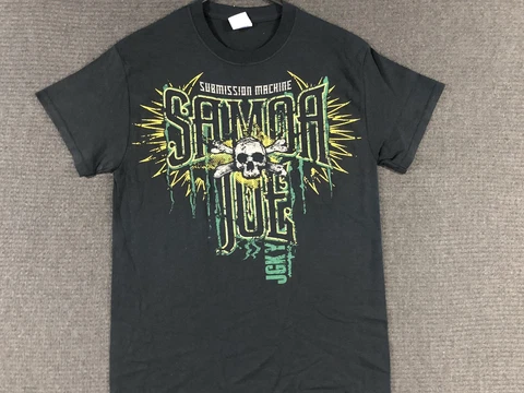 Samoa Joe Submission Machine Impact Wrestling T Shirt Small Black TNA Cover