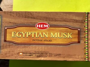 HEM Incense Sticks. 120ct box EGYPTIAN MUSK - Picture 1 of 1