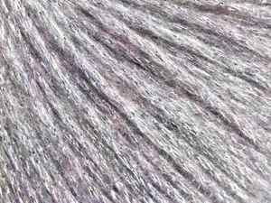 LOT OF 8 Ice NIGHT STAR Yarn #67953 GRAY LILAC SILVER Light DK SOFT & SPARKLING - Picture 1 of 4