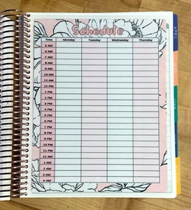 Schedule / Daily / Hourly Dashboard for use with the Erin Condren Life Planner~ - Picture 1 of 3
