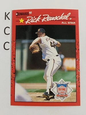 1990 Donruss - All-Star Game Performance #663 Rick Reuschel - Image 1 of 2