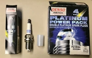 4 DENSO SPARK PLUGS - DOUBLE PLATINUM - NEW OLD STOCK - PQ16R 3005 - Picture 1 of 1
