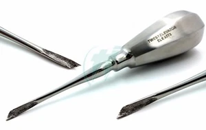 DENTAL TOOTH SURGERY STRAIGHT CLOCKWISE GROOVE TWIST ELEVATOR #ELE 0773 - Picture 1 of 11