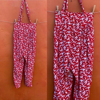 Vintage Janice McCarty Jumpsuit Overalls 1990s Boho lagenlook art to wear - Image 1 of 4