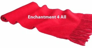 New Classic 100% 2-Ply Cashmere Scarf Muffler, Red - Picture 1 of 1