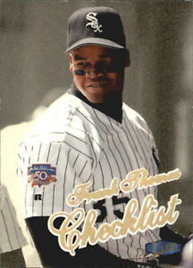 1998 Ultra Gold Medallion Chicago White Sox Baseball Card #249 Frank Thomas CL
