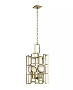Kichler 43933NBR Vance 4 Light 13 inch Pendant, Natural Brass  - Picture 1 of 4