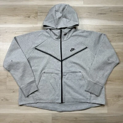 Nike Sportswear Tech Fleece Windrunner Full-zip Hoodie CW4298-063 Women's 2XL - Image 1 of 4