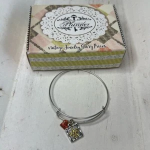 Plunder Design Vintage Bracelet with Heart & I Love Us - Picture 1 of 1