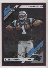 2019 Panini Donruss Photo Variation Stat Line Season /67 Cam Newton #41V