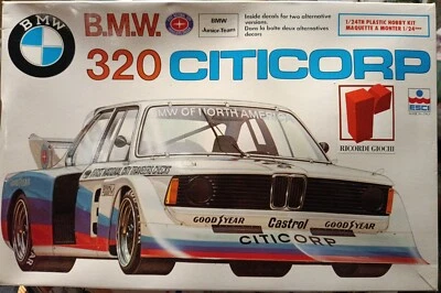 BMW 320 Citicorp Plastic Model Kit Scale 1/24 Car By Esci Cod.3002 - Immagine 1 di 4