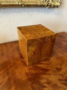 Schatulle Tabakbox Biedermeier um 1830 tolles seltenes Stück guter Zustand - Bild 1 von 9