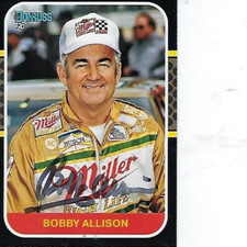 BOBBY ALLISON SIGNED 2020 PANINI DONRUSS RACING #165 - NASCAR