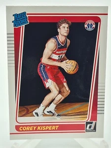 Cory Kispert 2021-22 Panini Donruss Rated Rookie #233 Washington Wizards RC - Picture 1 of 3