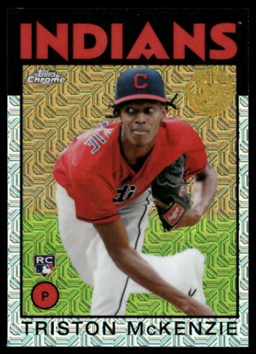 2021 Topps Silver Pack #86BC-63 Triston McKenzie Rookie Card RC - Image 1 of 2