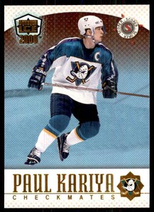 1999-00 Pacific Dynagon Ice Checkmates American Paul Kariya/Steve Kariya #1