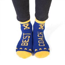 BEST COACH Feet Speak Unisex Ankle Fun Novelty Work Casual Funny Cool Socks