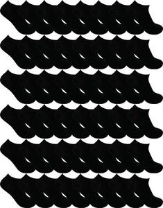 Low Cut Ankle Socks for Men, 48 Pairs Comfortable Lightweight Breathable Bulk - Picture 1 of 12