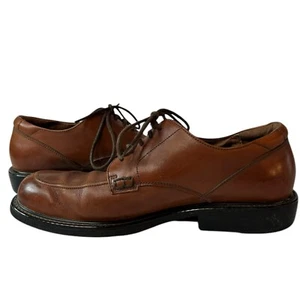 Scarpe eleganti FLORSHEIM Milford da uomo taglia 19,5 W Oxford marroni stringate - Foto 1 di 22