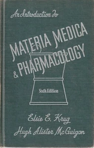AN INTRODUCTION TO MATERIA MEDICA AND PHARMACOLOGY 6TH ED 1952 - Bild 1 von 7
