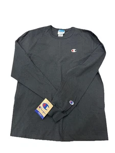 CHAMPION HERITAGE LONG SLEEVE BLACK MENS SHIRT SIZE M NWT - Picture 1 of 4