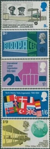 Great Britain 1969 SG791-795 QEII Anniversaries set MNH - Picture 1 of 1