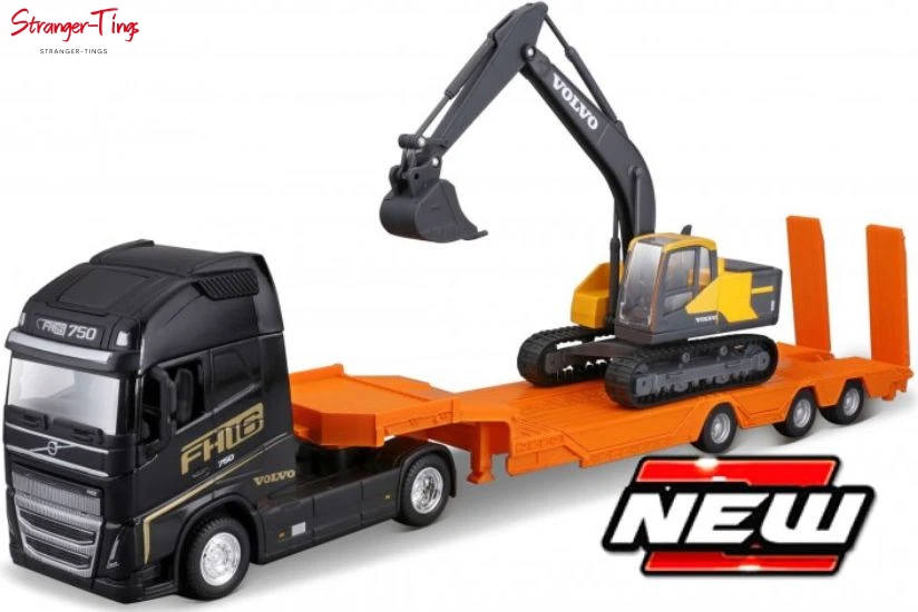 Bburago Volvo FH16 con cargador y excavadora 1:43 Foto 1 de 1