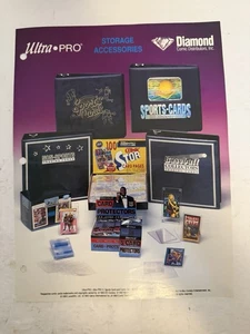 Vintage ULTRA PRO Promo Verkaufsblatt Diamond Comic Dist. s - Bild 1 von 2