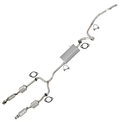 EPA - Pair of Catalytic Muffler w/ Pipes Kit fits: 2003-2011 Crown Victoria 4.6L - Image 1 of 4