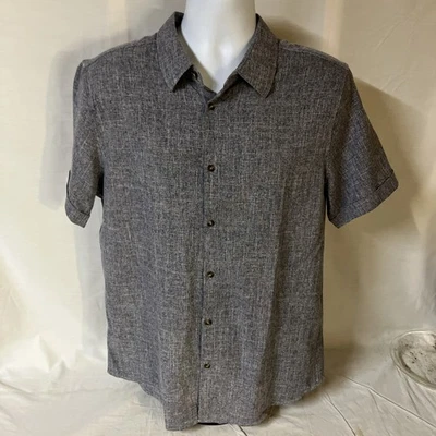 Camisa PJ Paul Jones Botón Delantero Manga Corta Mediana Azul Nueva con Etiquetas Envío Gratuito Foto 1 de 4