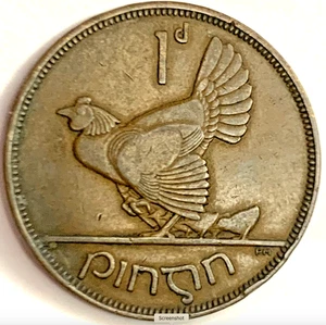 Unique 1935 Irish 1d Penny – London Minted, Limited 5.47M Coins – Collector’s Tr - Picture 1 of 3