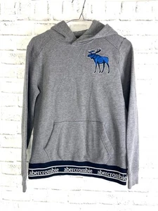 Abercrombie Kids Size 11/12 Hoodie Grey Hooded Sweatshirt Sweater - Picture 1 of 7