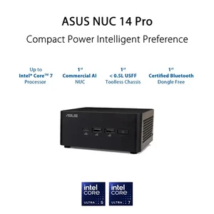 ASUS NUC 14 Pro RNUC14RVHU7089CUI - Mini PC - 32 GB - SSD 1 TB - NUOVO - Foto 1 di 2
