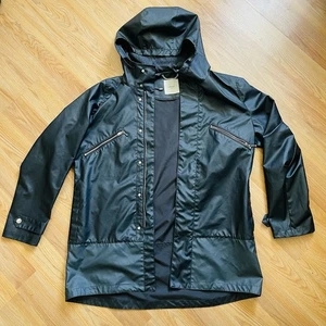 Mango Mens Waterproof Windbreaker With Hoodie Size Medium - Picture 1 of 2