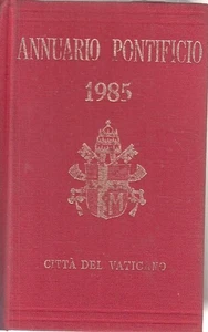 LD- ANNUARIO PONTIFICIO 1985 CITTA' VATICANO -- VATICANA --- 1985 - C - ZFS45 - Picture 1 of 1
