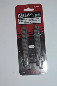 Z Scale Rokuhan 001 4 Pieces of Z Scale 110mm Straight Track C53608 - Picture 1 of 1