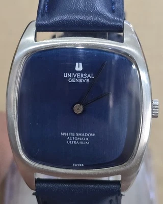 RELOJ SUIZO AUTOMÁTICO VINTAGE UNIVERSAL GENEVE WHITE SHADOW 25J PARA HOMBRE Foto 1 de 4