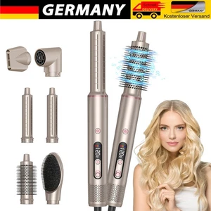 6-in-1 Air styler Warmluftbürste Set Haarstyler Set, Negativ Ionen Hairstyler - Bild 1 von 20