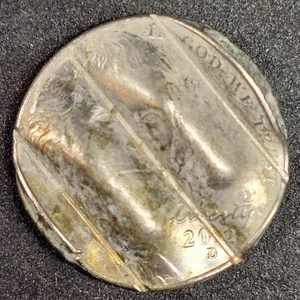 Uncirculated 2012-D Mint Cancelled /Waffled Jefferson Nickel Error w/Details (D) - Picture 1 of 2