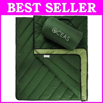 Manta impermeable de estadio para camping y deportes - verde Foto 1 de 4