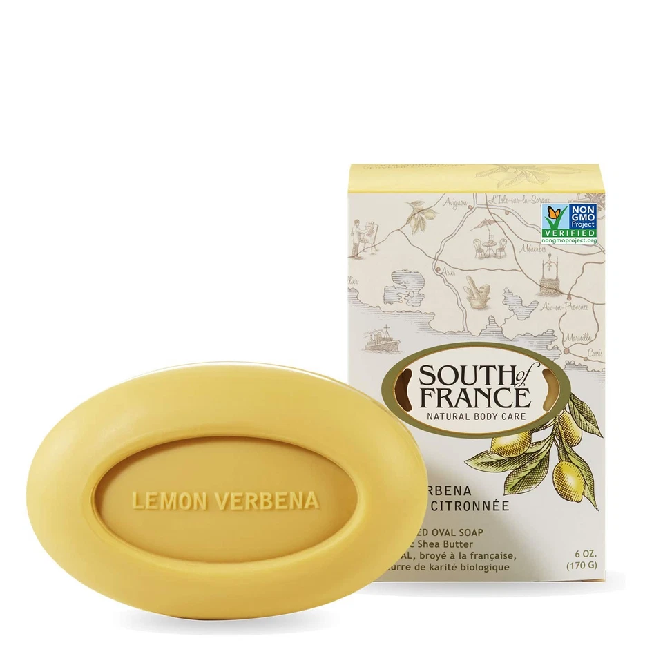 French Milled Vegetable Bar Soap Lemon Verbena, 6 Oz - Image 1 of 1