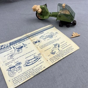 Trineo de reconocimiento GI Joe LCV 1986 de colección * 100 % completo * Arah con plano roto - Imagen 1 de 10