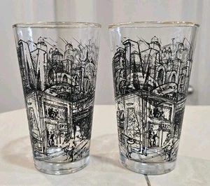 LOT 2 MODELO CERVEZA LIMITED EDITION BEER PINT GLASS 🔥 MEXICAN CULTURE GOLD VNC - Picture 1 of 18