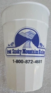 Great Smoky Mountain Railway Vintage Plastic Cup-5.25H x 3.5W, Bryson City, NC - Picture 1 of 5
