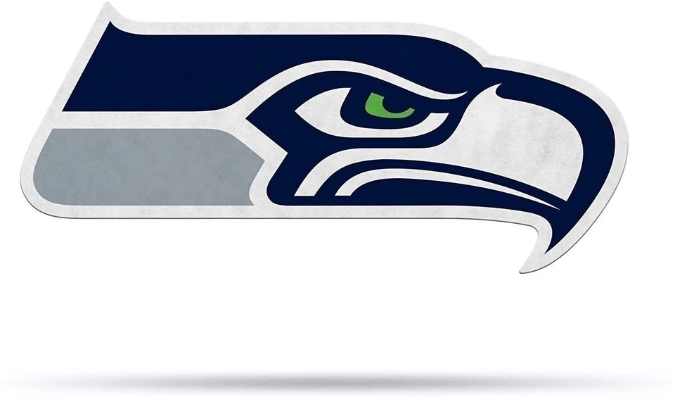 Banderín Seattle Seahawks logotipo primario 18 pulgadas fieltro suave Foto 1 de 2